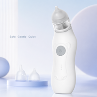 Aspirateur nasal électrique pour bébé OEM, rechargeable par USB, nettoyeur de nez pour nourrissons, 3 niveaux d'aspiration, embout en silicone