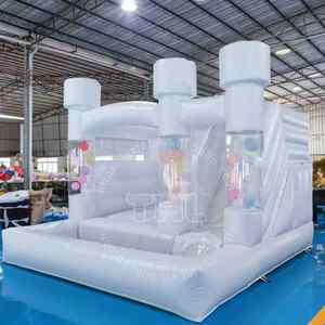 <span class=keywords><strong>Casa</strong></span> di rimbalzo gonfiabile commerciale combinata palloncini <span class=keywords><strong>casa</strong></span> di salto all'aperto <span class=keywords><strong>casa</strong></span> di rimbalzo bianca con scivolo - Product Image 5