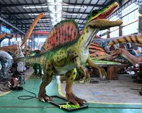 Dinosaures animatroniques réalistes en silicone, modèle de dinosaure fait main grandeur nature, Spinosaurus pour exposition Jurassic Park