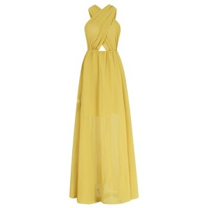 Verano vestido de las mujeres envuelto pecho elegante arco chiffon <span class=keywords><strong>grandes</strong></span> <span class=keywords><strong>vestidos</strong></span> <span class=keywords><strong>para</strong></span> las mujeres - Product Image 3