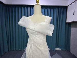 Longue Femme Dentelle Papillon Robe De <span class=keywords><strong>Mariée</strong></span> Robe De <span class=keywords><strong>Mariée</strong></span> Princesse Avec Longue Traine Combinaison Robe De Marié 2023 Chic - Product Image 2