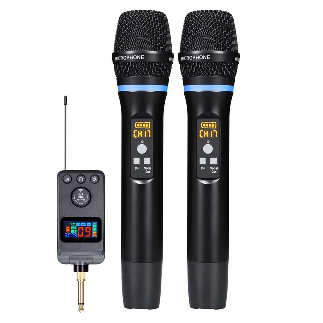 Langsheng M50 Metal Anti-Feedback Cardioid Wireless Microphone DSP Anti-Whistle Reverb 1 Year for Singing Home Entertainment KTV