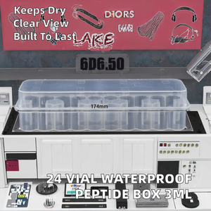 Cajas de Viales de Péptidos Cosméticos al por Mayor, 3ml*24 Unidades, Estuche de Plástico PP Transparente e Impermeable con Impresión de Serigrafía - Product Image 2