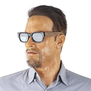 Mode surdimensionné grand cadre unique lunettes de soleil en bois en gros pas cher polarisé en plastique lunettes de soleil lentes de sol UV400 nouvelle arrivée - Product Image 3