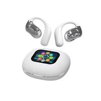 Casque d'écoute à écran OWS, casque de jeu à écran intelligent, réduction de bruit intelligente, écouteurs stéréo sans fil véritablement sans fil, écouteurs étanches