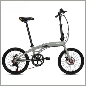 <span class=keywords><strong>Vélo</strong></span> <span class=keywords><strong>pliant</strong></span> ultra-léger en aluminium 20 pouces, 7 vitesses, double frein à disque, portable, pour adulte, usage quotidien, charge 150 kg - Vente Flash - Product Image 3