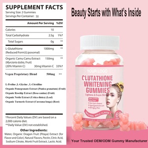 Erweiterte Gesunde GSH Haut Bleaching L-Glutathion Gummies Mit Kollagen Licht Und Auch Haut Ton Lebensmittel Ergänzung - Product Image 5