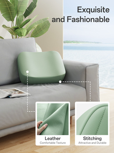 Trọng lượng nhẹ Lap gối với túi lưu trữ sử dụng như cả hai Lap bàn và trở lại đệm thoải mái kết cấu da máy tính xách tay Khay bàn bàn - Product Image 3