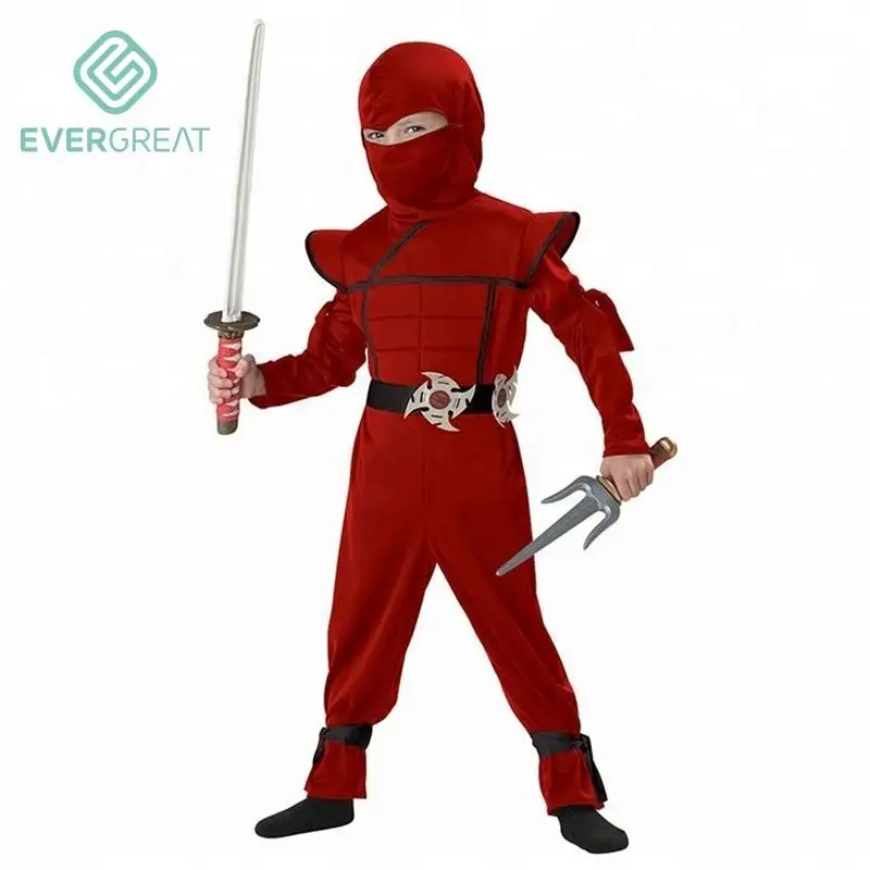 Kids Cosplay Ninja Warrior Halloween Kostuum