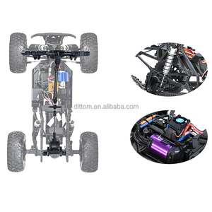 VRX Racing RH1045SC <span class=keywords><strong>1</strong></span>/10 4WD RC todoterreno camión de <span class=keywords><strong>curso</strong></span> corto 2,4G coche de carreras eléctrico sin escobillas de alta velocidad - Product Image 6