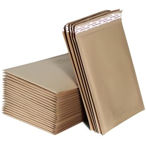 Enveloppes à bulles en kraft recyclé Green Action, format 10x13 pouces, sacs d'emballage biodégradables pour l'expédition - Product Image 1