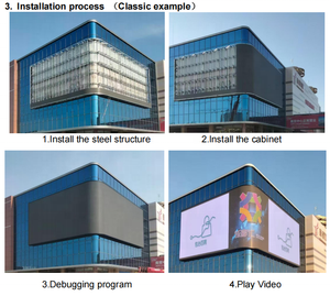 Affichage LED 3D à œil nu de grande taille créatif, panneau d'affichage numérique 3D P4 P5 P6 P8 P10, extérieur, haute luminosité, avec système complet - Product Image 3