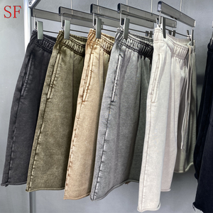 กางเกงขาสั้นวินเทจสำหรับผู้ชายผ้าคอตตอนแท้สำหรับ100% 420แกรมตามสั่งโลโก้2025สตรีทแวร์สำหรับฤดูร้อน - Product Image 1