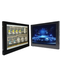 Surpasser 12.1 pouces Compact HDMI Ultra mince HD panneau d'affichage électronique moniteur Ip65 pc écran tactile moniteur d'ordinateur