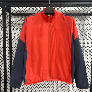 سترة واقية من الرياح للتدريب للبالغين بلون أزرق مخضر داكن، مقاومة للماء وصديقة للبيئة وتحمي من الأشعة فوق البنفسجية وقابلة للتنفس وخفيفة الوزن - Product Image 6