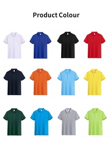 <span class=keywords><strong>Polos</strong></span> de Punto con Logotipo Personalizado, Ropa Deportiva Masculina de Alta Calidad 100% Algodón, Camisetas de Golf de Manga Corta de Secado Rápido con Cuello - Product Image 5