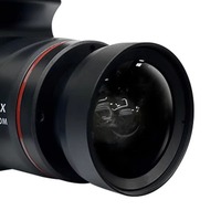 Appareil photo numérique HD professionnel 16 mégapixels, enregistrement photo et vidéo, photographie DV, objectif grand angle détachable, caméra intelligente