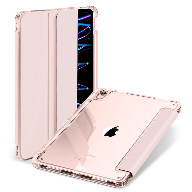 Trending Products New Arrivals Acrylic Clear Silicone Leather Tablet Covers Cases for iPad 7/8/9/10th for iPad Pro 11/12.9