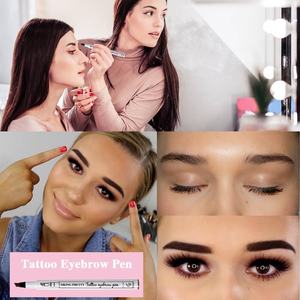 Crayon à sourcils waterproof, coloré, stylo pour sourcils, longue durée, résistant à l'eau - Product Image 6