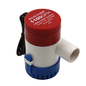 Pompe de cale 1100GPH 24V 1.8A avec fusible 3A et tuyau de 29mm ID pour usage marin/bateau - Product Image 1