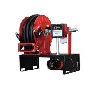 流量計フィルターと12V 80L/Mディーゼルポンプと自動ノズルディーゼル移送キット巻線機を備えた燃料ホースリール - Product Image 1