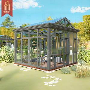 Aluminio Modular piscina techo terraza todavía casa de cristal RV recinto lona Flexible adaptable al aire libre interior patio Sunroom - Product Image 1