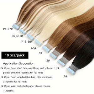 Bán buôn handtied vô hình liền mạch lớp biểu bì phù hợp tiêm băng trong phần mở rộng tóc con người tiêm phần mở rộng tóc băng - Product Image 2