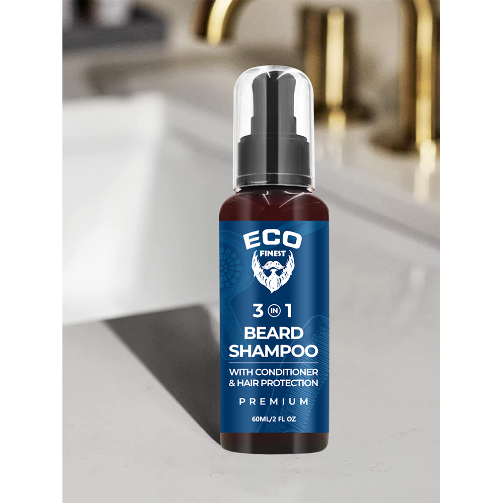 Shampooing Premium Pour Barbe - Marque Man's Beard, Fabriqué En France, Neuf