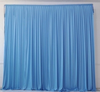 Support de toile de fond de scène réglable pour mariage, en gros, avec système de tuyaux et drapés