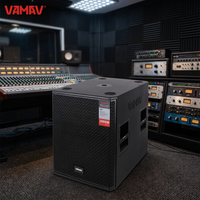 VAMAV NOVA LX115SUB Subwoofer de 15 pulgadas 1000W RMS Cuadrado Activo Bocina Profesional para Escenario, Música, Club, DJ, Fies