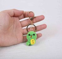 Porte-clés amigurumi en crochet, animaux tricotés, signes du zodiaque chinois : Singe, Dragon, Tigre, Cheval, Lapin, Serpent