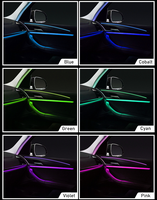 Kit d'éclairage d'ambiance intérieur pour voiture, 256 couleurs, pour BMW X3 X4 F25 F26 2010-2023, accessoires pour les grilles d'aération