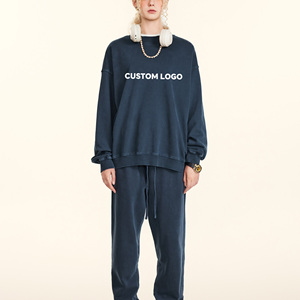 Custom LOGO Plaid Crewneck Sweatshirt 100% Cotton Spring Classic Minimalist Unisex Casual Daily <b>Pullover</b> <b>Men</b> - Product Image 2