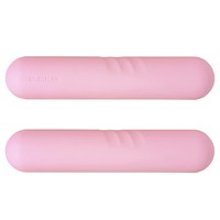 Haltères en caoutchouc personnalisés avec bordure en silicone antidérapante, design innovant, motif Wuwei, bâton de yoga solide pour femmes