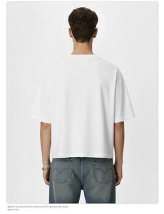 T-shirts pour hommes à manches courtes <span class=keywords><strong>vintage</strong></span> de haute qualité 100% coton 260G - Product Image 6