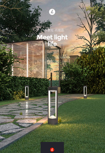 Luces Solares Modernas de Aluminio para Jardín, 400/600/800mm, LED IP65 Resistentes al Agua, Farola de Jardín 5000K con Sensor de Movimiento y Luz Diurna - Product Image 5