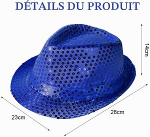 Paquete al por Mayor de Sombreros Vaqueros Plateados con Lentejuelas LED para Fiestas de Pascua, San Valentín, Día del Padre y Año Nuevo Chino - Product Image 4
