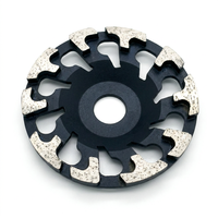 Meule diamantée de 5 pouces (125 mm) pour le meulage des surfaces en marbre, pierre, béton, céramique et carrelage