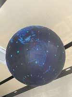 Pantalla LED Esférica Personalizada de Fábrica Edgelight P1.86, Pantalla de Video con Forma Irregular, Globo Esférico Azul Claro de 1200cd para Interiores, con Certificación CE