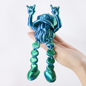 Pendentif Gnome de Noël barbu de star d'internet transfrontalière, imprimé en 3D, ornement de bureau, cadeau créatif, vente en gros - Product Image 3