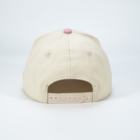 Casquette de baseball unisexe bicolore à 5 panneaux, imperméable, avec logo brodé, tissu respirant, vente en gros