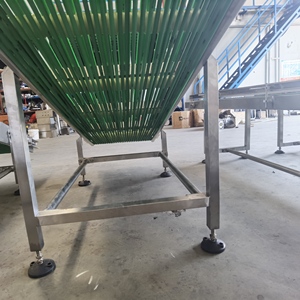Băng tải lưới mới cho thực phẩm cho ngành công nghiệp trái cây băng tải Đai mô-đun với khung thép không gỉ <span class=keywords><strong>304</strong></span> và đai nhựa PP - Product Image 6