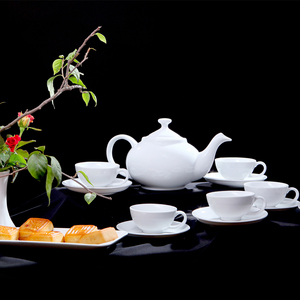 OEM Oval <b>Tea</b> <b>Set</b> - High Quality Oval Porcelain <b>Tea</b> <b>Set</b> with 6 <b>Cups</b> <b>and</b> 6 <b>Saucers</b> Wholesale for 5-star Hotels <b>and</b> Restaurants - Product Image 6