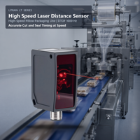 Capteur de distance laser DT35 DTOF 1000Hz 10m pour ligne d'emballage de coussins à grande vitesse, pour le contrôle du temps de découpe et de scellage, directement du fabricant