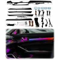 Pour Honda Accord 10ème génération, éclairage ambiant LED pour voiture, éclairage intérieur de voiture, pièces automobiles, garniture noire piano