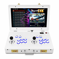 Borne d'Arcade Portable 19.5 Pouces avec Mille Jeux de Combat, Console de Jeu Vidéo Domestique, Machine Multi-Joueurs