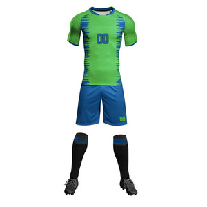 Uniforme de Fútbol Sublimado Único de Alta Calidad, Conjunto Completo, Jersey Personalizado con Nuevo Diseño, Uniforme de Fútbol para Adultos, Pantalones Cortos - Product Image 1