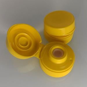 Bouchon à clapet en silicone / Bouchon à pression pour bouteille de sauce salade / Bouchon pour miel - Product Image 5