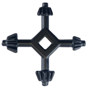 Clé de mandrin de perceuse à quatre voies, clé hexagonale en métal, accessoire d'outil multifonction - Product Image 2