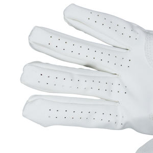 Guantes deportivos de cuero blanco transpirable duraderos de alta calidad al por mayor guantes de golf antideslizantes con logotipo personalizado - Product Image 1